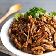 Honey Glazed Crockpot Chicken Adobo - simple pantry ingredients, hardly any hands-on time, 200 calories. | https://natural-los.today