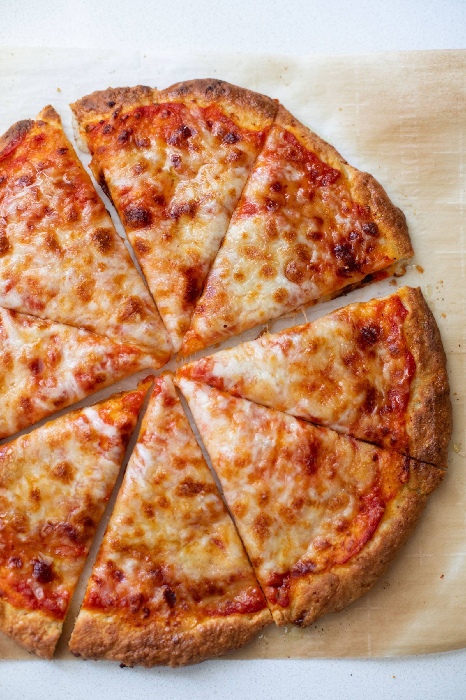 Cottage cheese pizza.