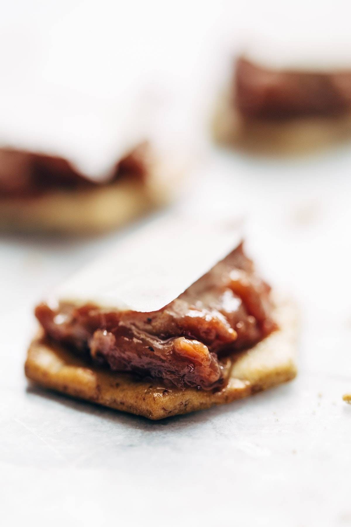 Caramelized Shallot and Grape Chutney! Made with shallots, grapes, red wine, cinnamon, bourbon, and vinegar. So good with plate of crispy crackers! | pinchofyum.com Caramelized Shallot and Grape Chutney! Made with shallots, grapes, red wine, cinnamon, bourbon, and vinegar. So good with plate of crispy crackers! | pinchofyum.com