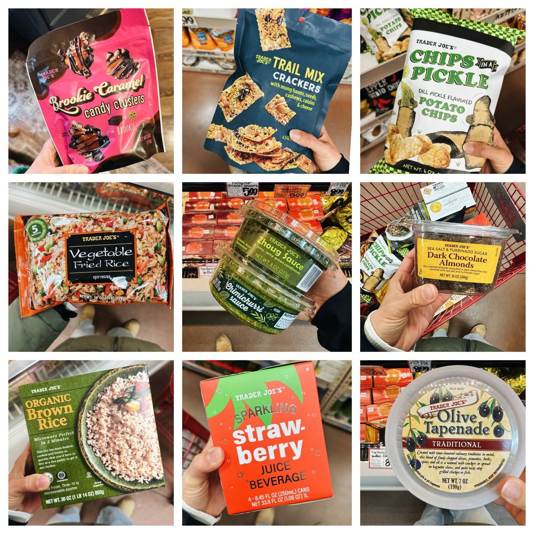 Trader Joe's items.