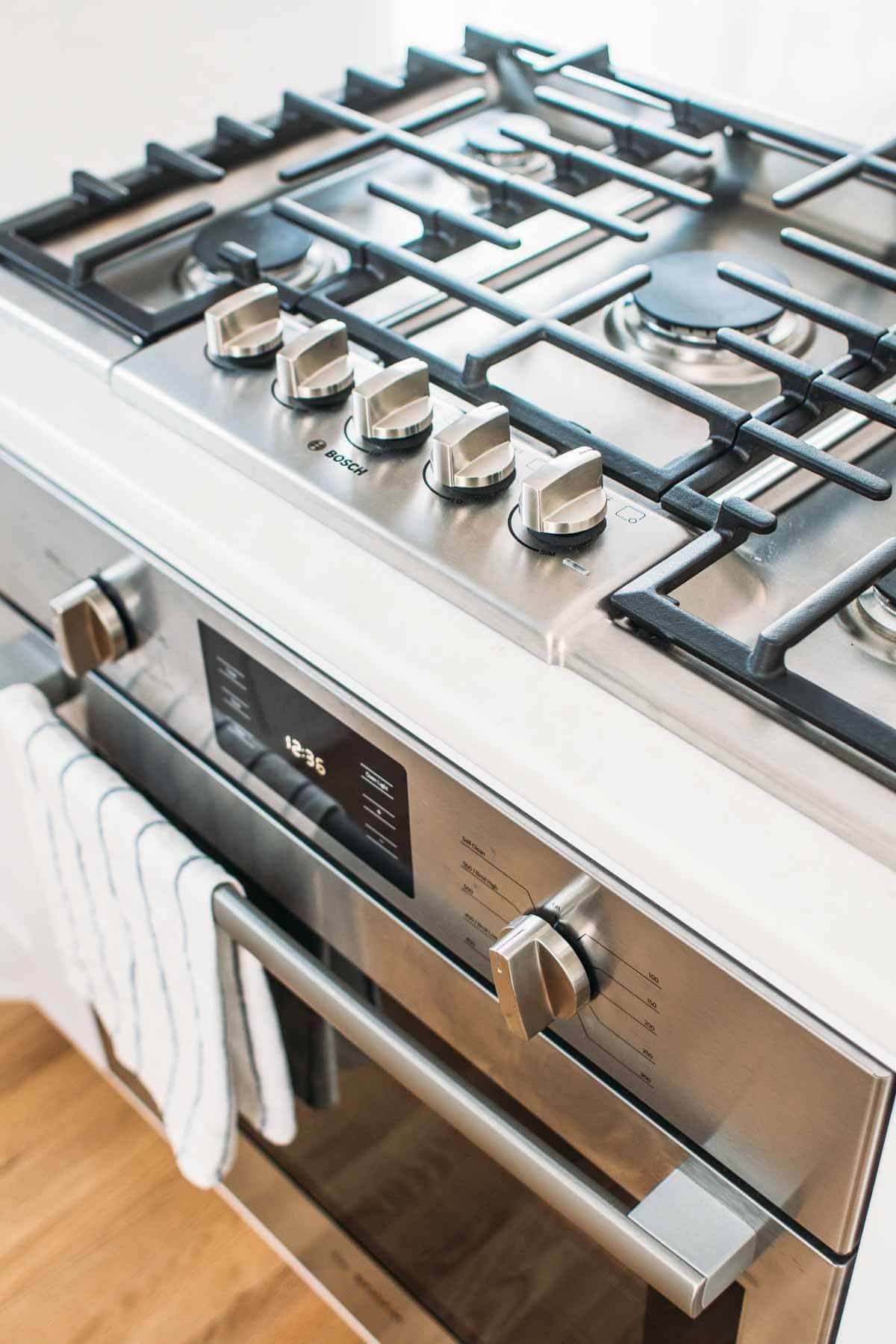 Stove top.